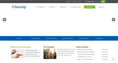 Desktop Screenshot of js-sourcing.com